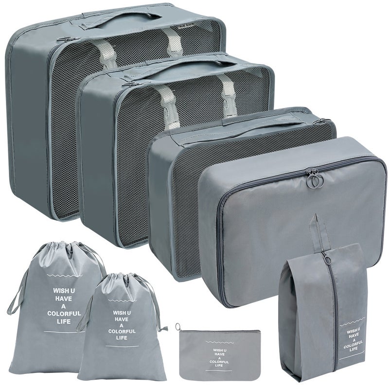 Travel Storage Bag Set Digital Toiletry Cosmetics Packaging Storage Bag Clothes Shoes Luggage Travel Bag - Image 1